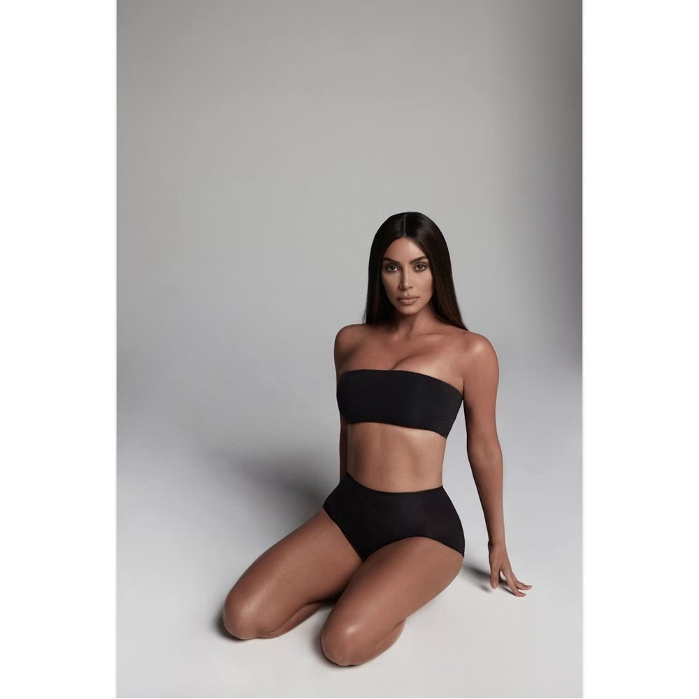 SKIMS Black Bandeau L